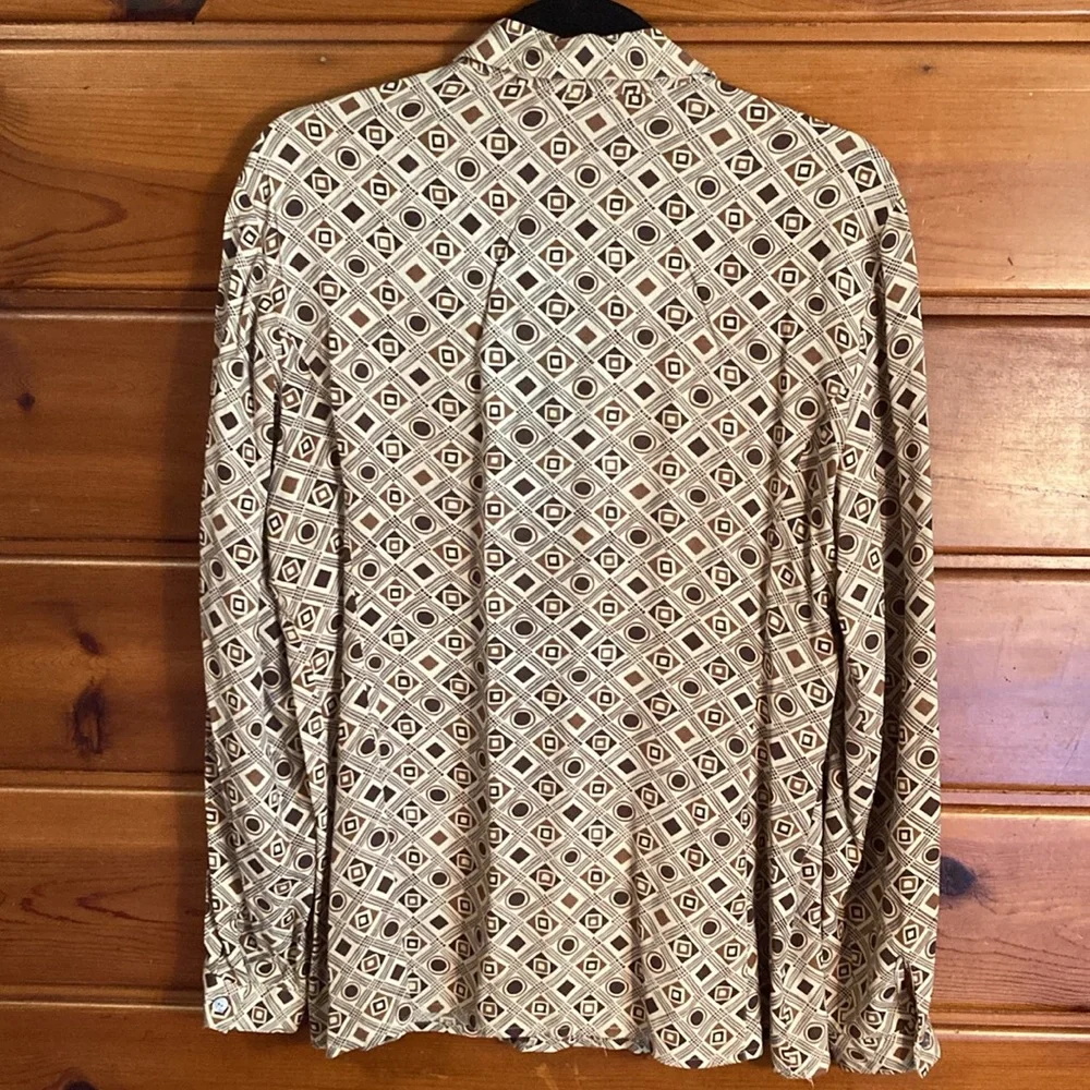 Retro Rayon Button-Up Liz Claiborne - Picture 2 of 9